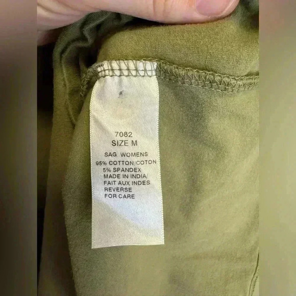 Woolrich women’s long sleeve turtleneck top olive green size medium - Picture 7 of 11